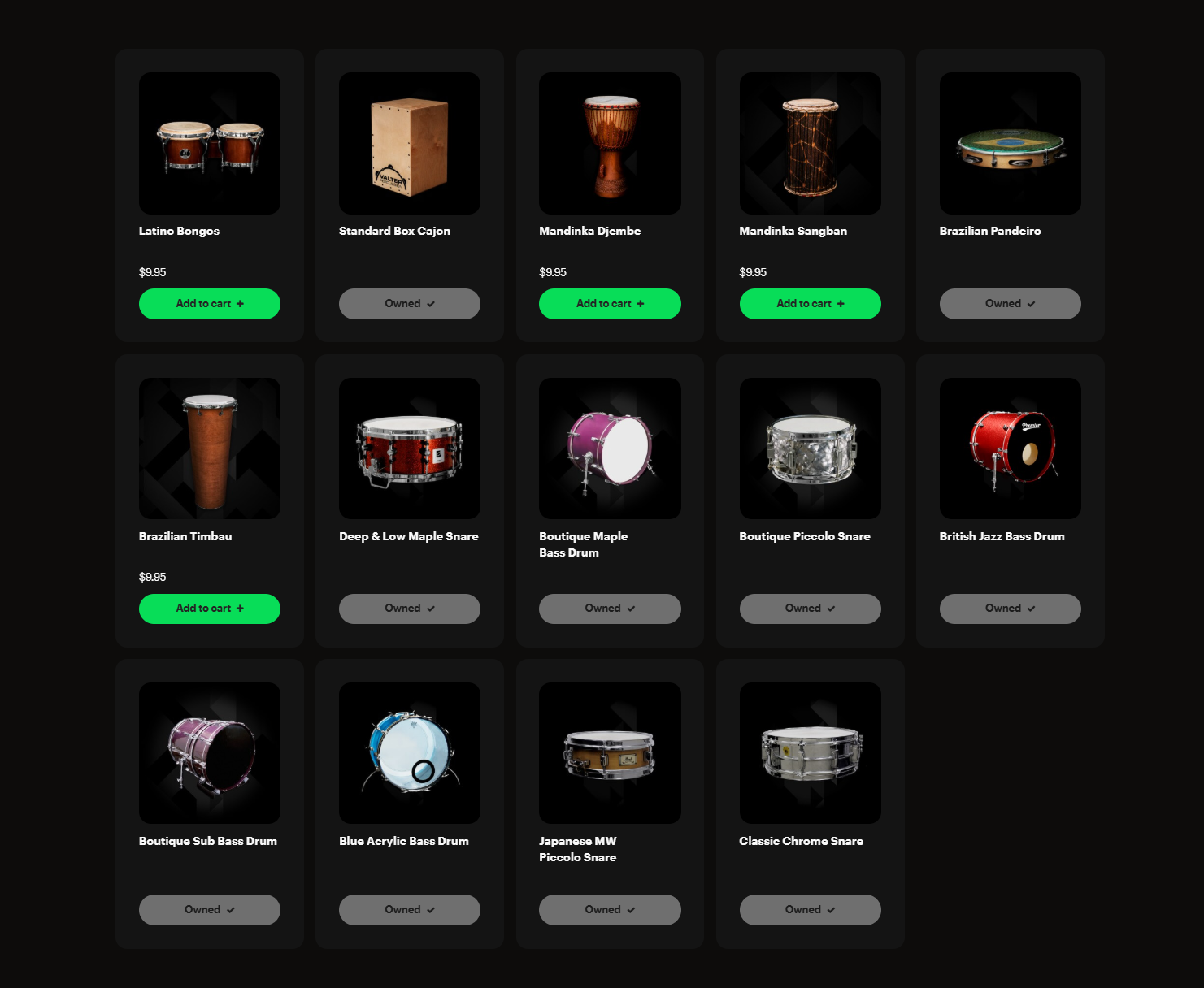 XLN Audio 10 Kitpieces Bundle  - Paks for  Addictive Drums 2